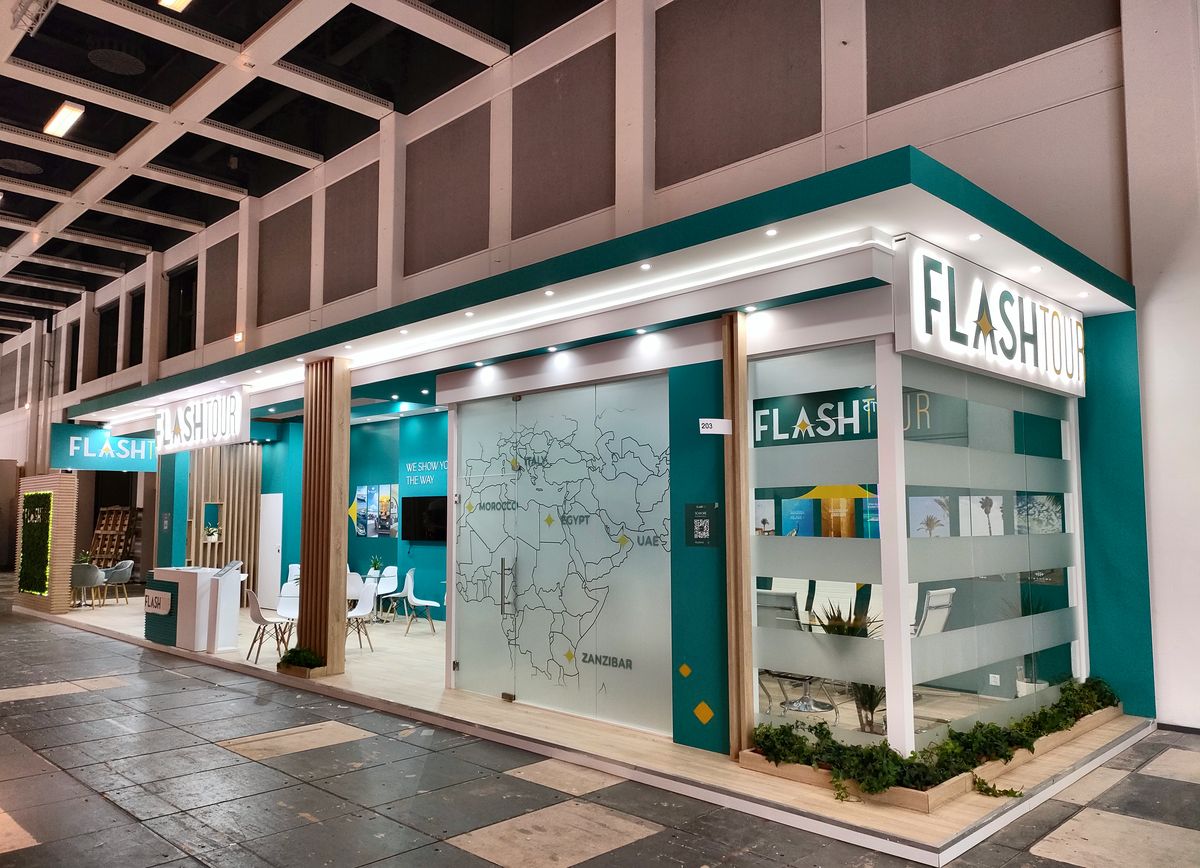 Flash Tour stand — ITB, Berlin