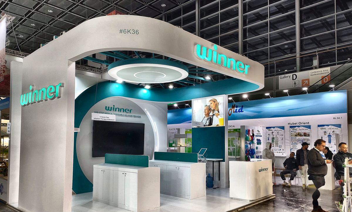 Winner stand — MEDICA, Düsseldorf