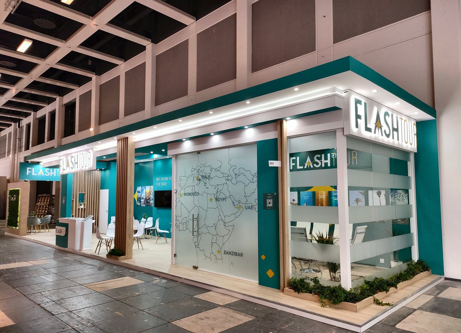 Flash Tour exhibition stand — ITB, Berlin